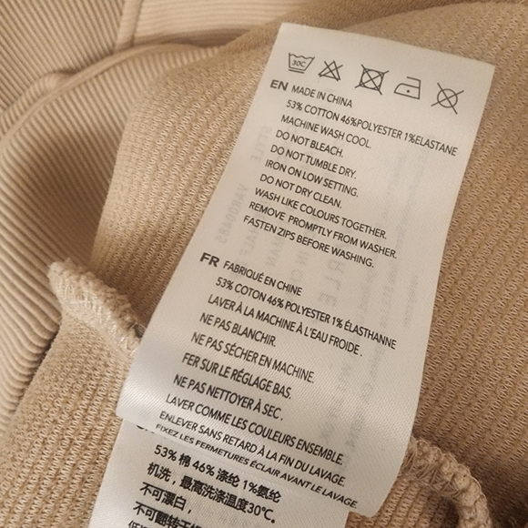 Varley Vine Half Zip Taupe Marl Pullover Sweatshirt Womens Small - Picture 7 of 10